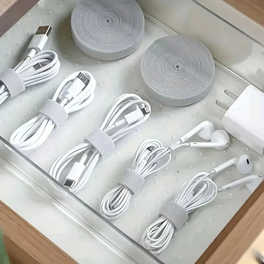 The Ultimate Guide to Reusable Hook-and-Loop Cable Management Strap Rolls: Organize Chargers, Earphones & Data Cables Like a Pro