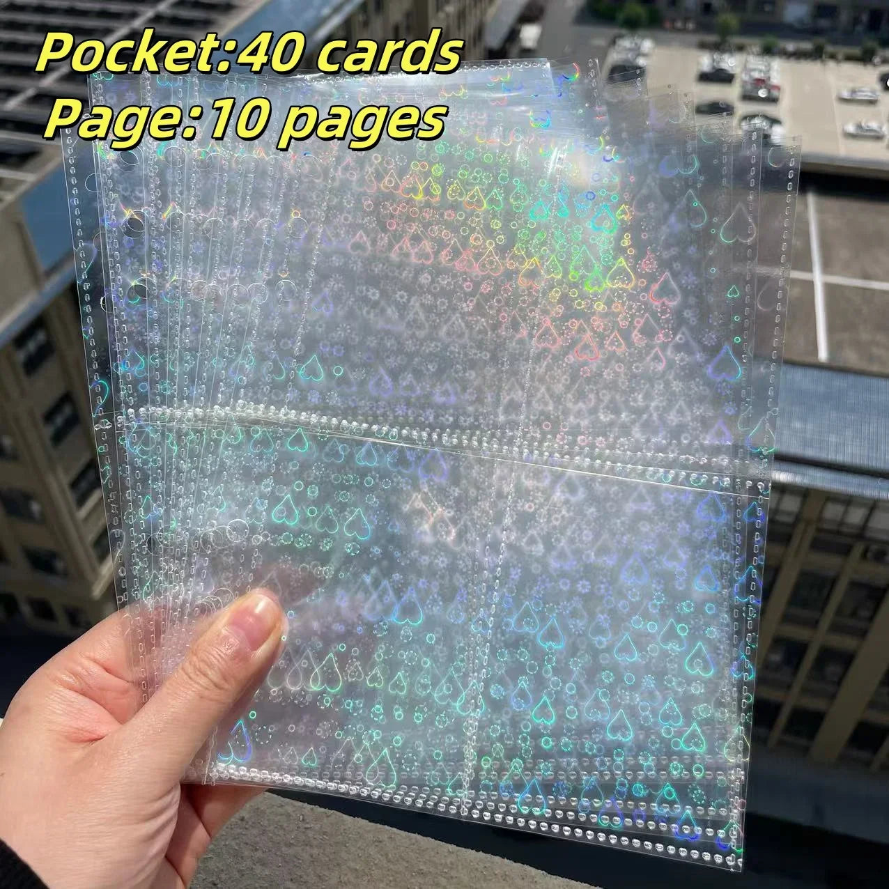 1-4 Grids INS Girl Album Small Card Collect Album Multi-Pockets Photo Card Binder Top Loading Photo Sheet Protector Collect Card
