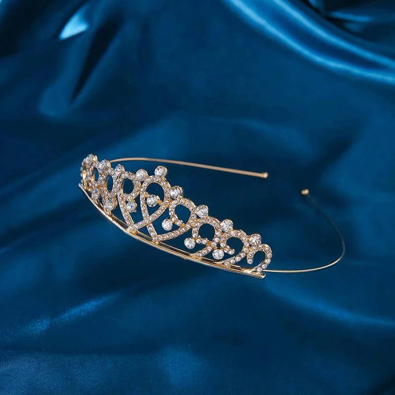 1pc Simple Fashionable Ladies' Princess Crown Hair Accessory Birthday Party Photography Jewelry Decoration Adult Gift Crown