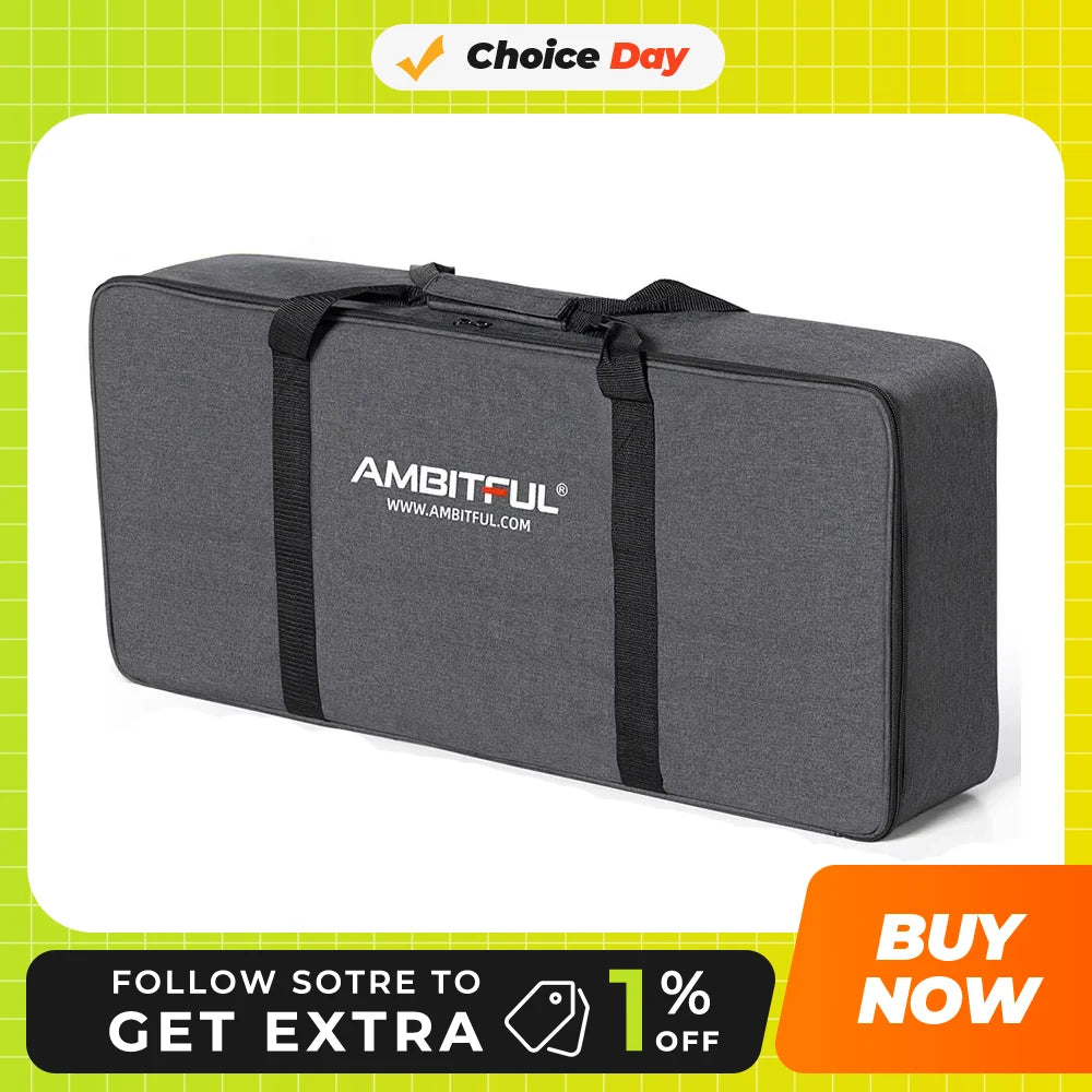 AMBITFUL new PB06 Portable Carry Bag Studio Flash Light & Tripod Light Stand Carry Bag for Photography Studio Flash Bag Kits