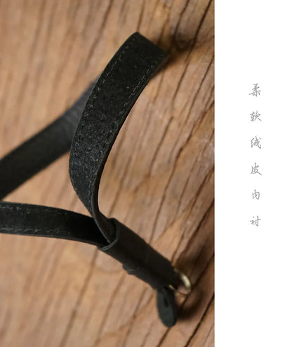 Handmade Genuine Leather Camera Wrist Strap For FUJJI Fujifilm  Leica  Canon Nikon Sony Lumix Panasonic