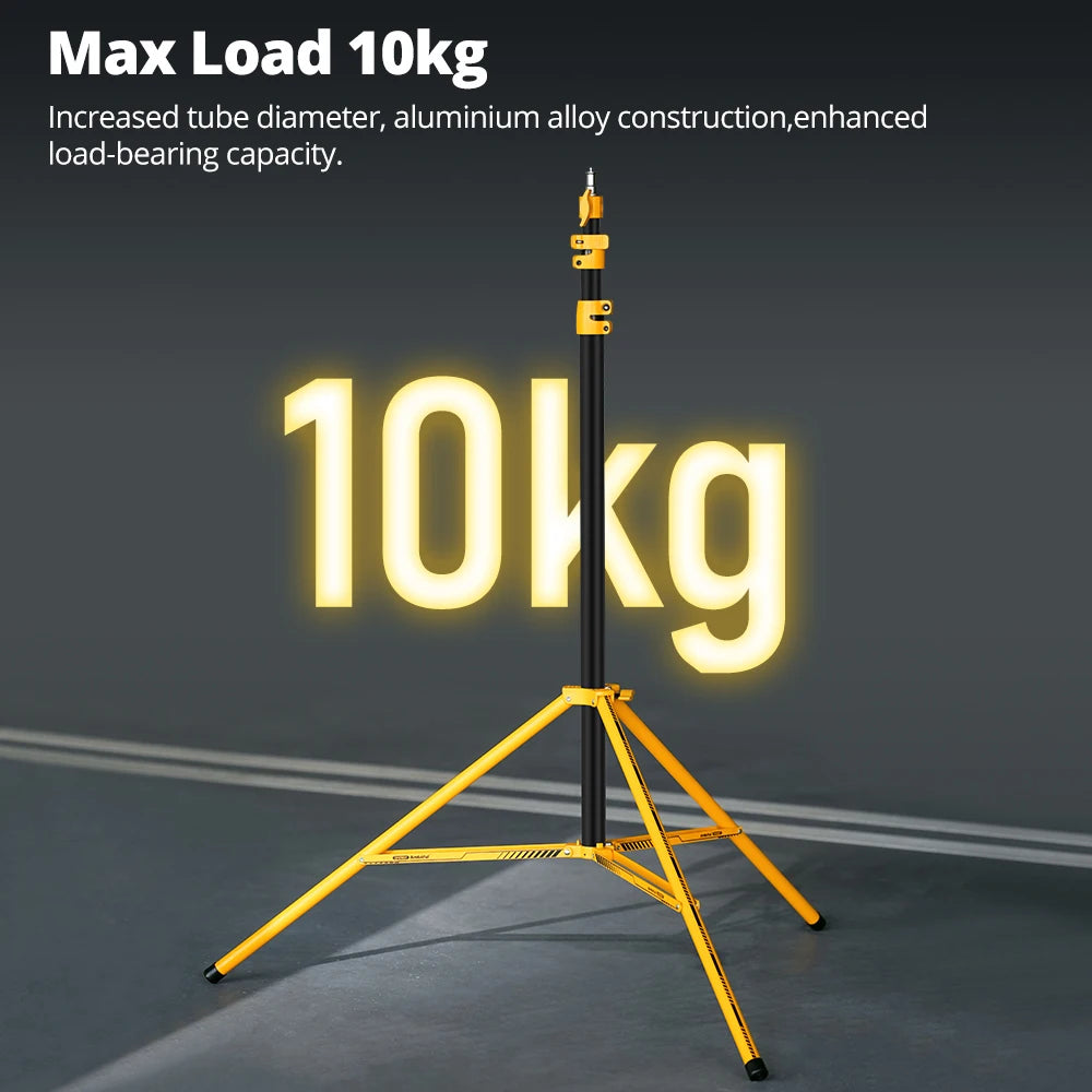 AMBITFUL GM280Y 280cm Professional Air Cushioned Light Stand 10Kg Heavy Load Studio Light Stand For Camera Softbox Tripods