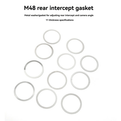 A72P Flanges 0.1-1MM Multiple Specifications Stainless Steel Flange Gasket Camera Photography Astronomy Telescope Part M48