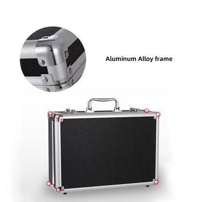 Aluminum Alloy Frame Protective Suitcase Box for Microphones Sound Card Storage Bag for Cameras Accessories