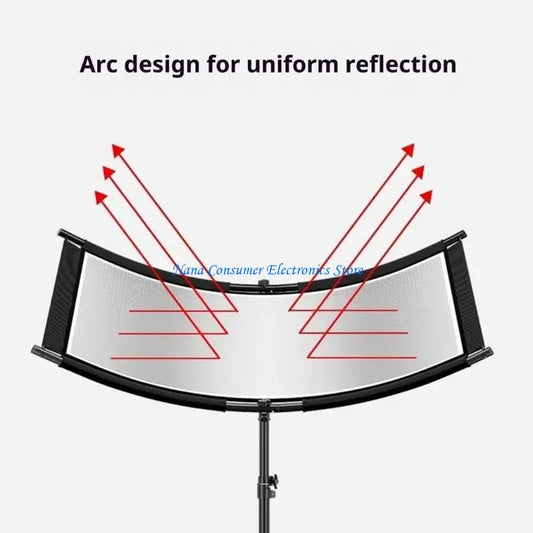 G7NE MultiPurpose U Shaped Photography Reflector Metal Frame For Portrait Commercial Wedding Photography Compactly Portable