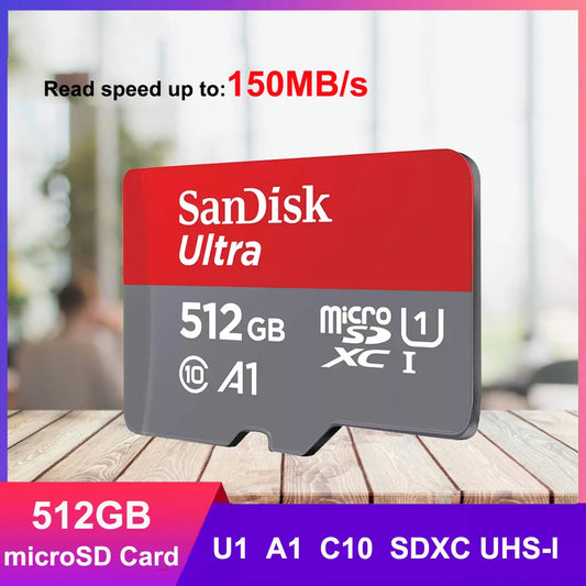 Ultra microsd 128GB 32GB 64GB 256GB 512GB A1 Micro SD Card SD TF Flash Card Memory Card Class 10 for Phone