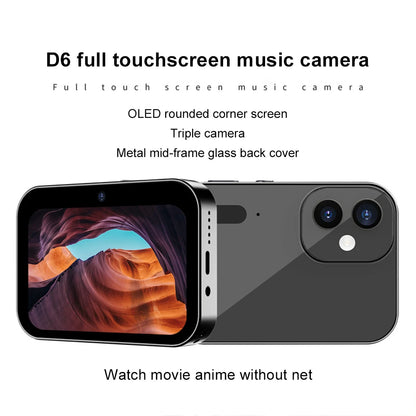 4K CCD Digital Camera 64MP Touch Screen Mini Digital Zoom IR Night Vision Video Camera Flash for Photography And Videography