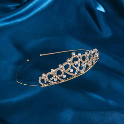 1pc Simple Fashionable Ladies' Princess Crown Hair Accessory Birthday Party Photography Jewelry Decoration Adult Gift Crown