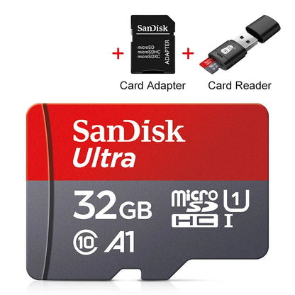 100% Original SanDisk Micro tf SD Card Class 10 TF Card 32GB 64GB 128GB Memory Card for Phone Tablet Flash Card