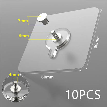 Photo Frame Hooks Storage Rack Screw Holders Door Hanger Self-Adhesive Multi-Function Gadgets Organizer Kitchen Accessorie