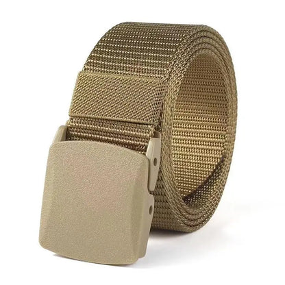 Men's Belt Outdoor Casual Canvas Belt Metal Free Training Nylon Tactical Belt With Pants Jeans Belt Sports Belts For Men Women