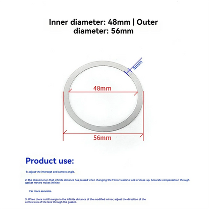A72P Flanges 0.1-1MM Multiple Specifications Stainless Steel Flange Gasket Camera Photography Astronomy Telescope Part M48