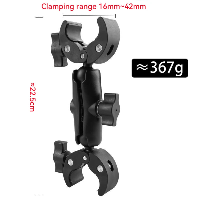 Camera Mount Adapter Motorcycle Handlebar Clip Camera Crab Clamp For Camera Gopro LED Light Filming Studio Cycling Mobile Phone