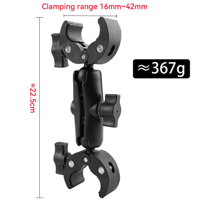Camera Mount Adapter Motorcycle Handlebar Clip Camera Crab Clamp For Camera Gopro LED Light Filming Studio Cycling Mobile Phone