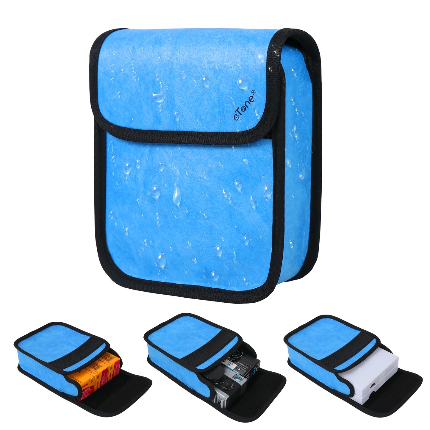 eTone Professional Waterproof Film-guard Anti-X-ray Lead Foil Bag for 2pc 4x5 Film or 135/120/620 Middle Format Camera Protector