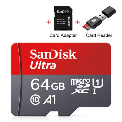 100% Original SanDisk Micro tf SD Card Class 10 TF Card 32GB 64GB 128GB Memory Card for Phone Tablet Flash Card