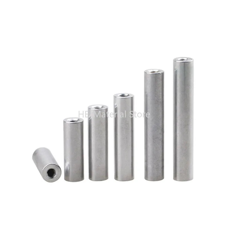 2-5Pcs Aluminum Alloy Long Nut Connection Column M3-D6 Aluminum Tie Rod Cylindrical Aerial Photography Body Support Column