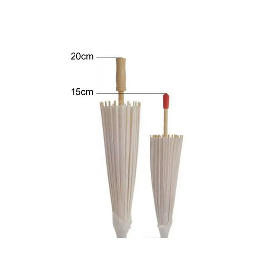 20/30/40cm Paper Umbrella Chinese Vintage DIY Paper Umbrellas Wedding Decor Eco Photo Shoot Parasol Dance Props Party Supplies