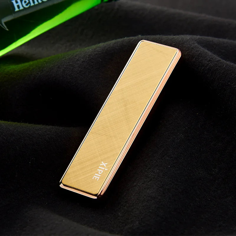 Mini Windproof USB Rechargeable Lighter Touch Metal Electronic Flameless Lighter Cigarette Cigar Accessories Men Gadgets Gifts
