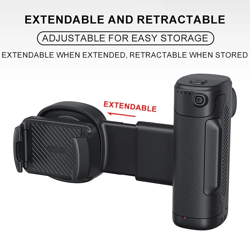 Mobile Phone Fill Light Aid Portable Handle Mobile Camera Assistant with Bluetooth LED Selfie Light for Outdoor Photography