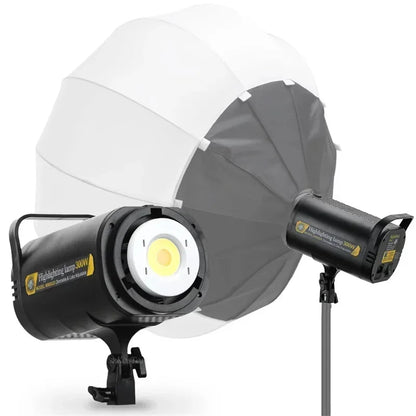 Jingying 300W LED 5700K Continuous Dimmable Photography Lamp Photo Studio Daylight Lighting for Youtube Tiktok