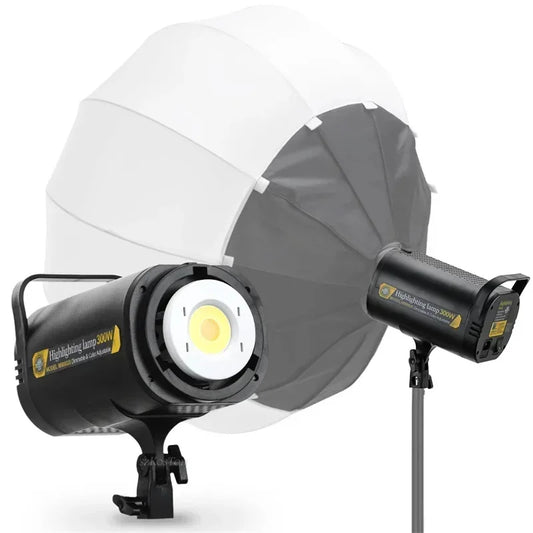 Jingying 300W LED 5700K Continuous Dimmable Photography Lamp Photo Studio Daylight Lighting for Youtube Tiktok