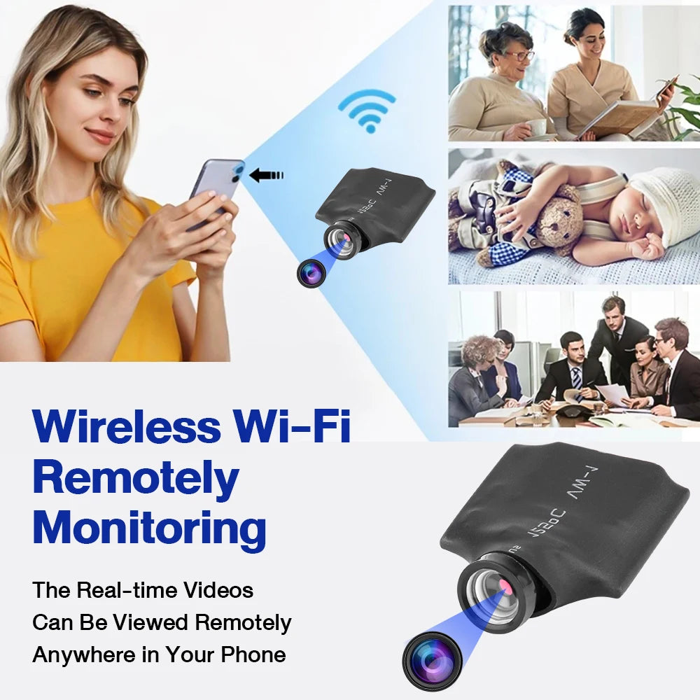 WiFi Mini Camera 1080P HD DIY Portable Wireless Module P2P Camera Video Recorder Motion Detection Home Security Small Camcorder