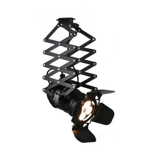 Modern LED chandelier photo studio chandelier industrial wind ceiling lamp restaurant foldable interior decorative lighting