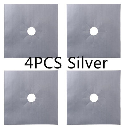 Reusable Gas Stovetop Burner Protector Cover, 2pcs/lot