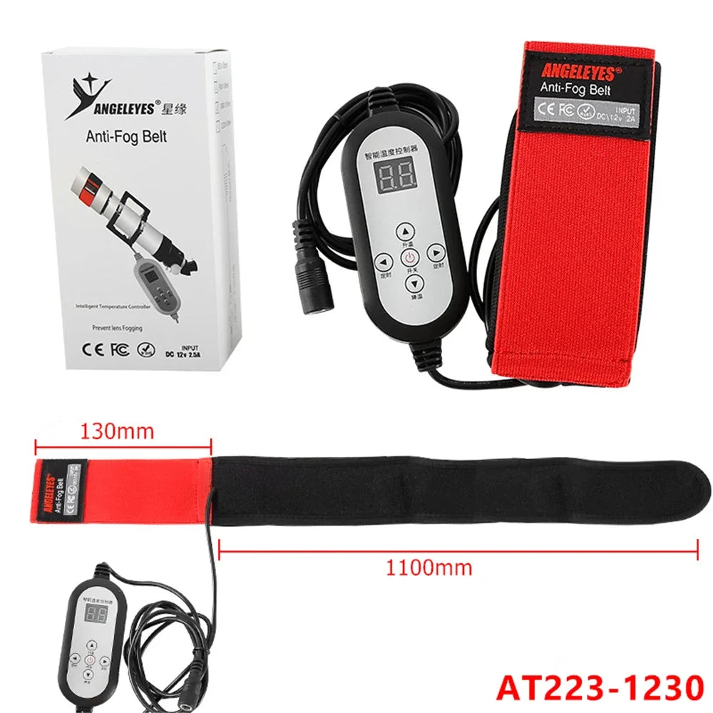 Anti Fog Belt Dew Heater Lens Heating Strap for Telescopes DSLR Cameras - Demister Belt for Optical Equipment