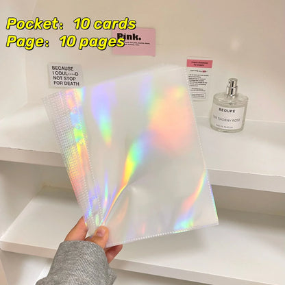 1-4 Grids INS Girl Album Small Card Collect Album Multi-Pockets Photo Card Binder Top Loading Photo Sheet Protector Collect Card