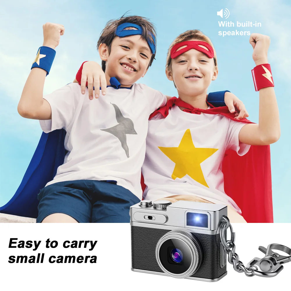 Magecam Retro Digital Camera 1080P Video Recorder LED Fill Light 0.96 Inch IPS Screen Portable Mini digital Camera