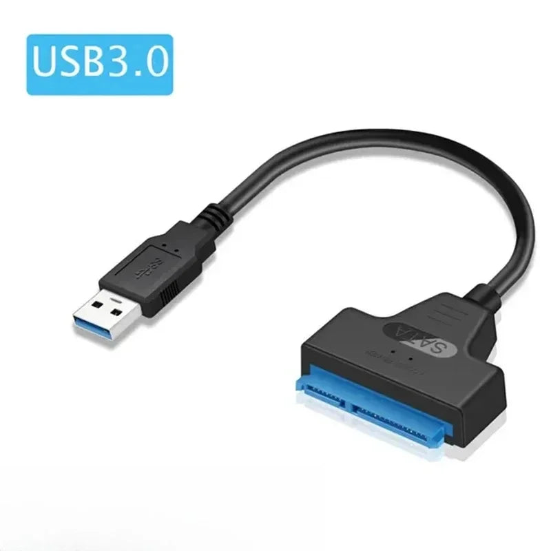 SATA to USB 3.0 Adapter Cable — For 2.5" External HDD & SSD Hard Drives