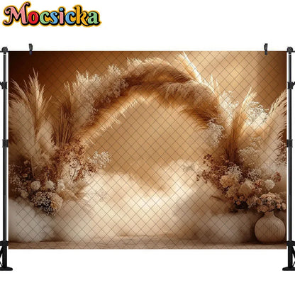 Bohemian Photography Background Couple Wedding Decoration Supplies Newborn Baby Portrait Photo Backdrops Studio Props Banner