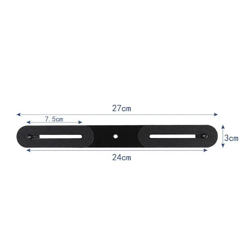 Universal Dual Flash Bracket Holder with 2 1/4" Adapter Screws for Studio Tripod Light Stand Digital SLR Camera Drop Shipping