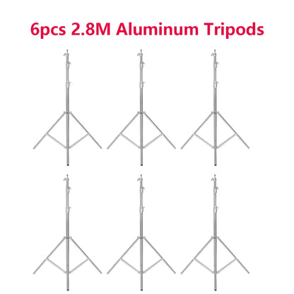 240CM/7.9FT 1/4 Screw Photography DJ Light Tripod Stand For Softboxes Green Screen Umbrella Reflector Photo Studio Lighting