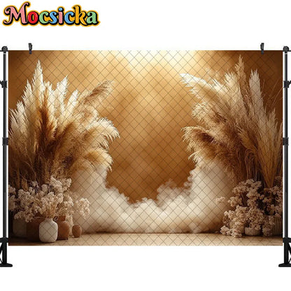 Bohemian Photography Background Couple Wedding Decoration Supplies Newborn Baby Portrait Photo Backdrops Studio Props Banner