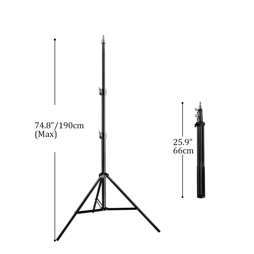 240CM/7.9FT 1/4 Screw Photography DJ Light Tripod Stand For Softboxes Green Screen Umbrella Reflector Photo Studio Lighting