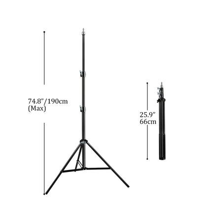 240CM/7.9FT 1/4 Screw Photography DJ Light Tripod Stand For Softboxes Green Screen Umbrella Reflector Photo Studio Lighting