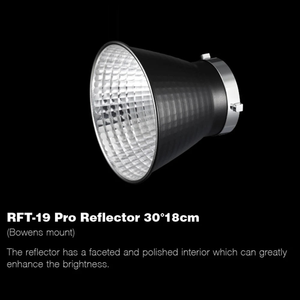 Godox Bowens Mount Standard Reflector RFT-13/14/17/18/19 SN05 Beam Tube Snoot for Studio Bowens Strobe Flash / Led Video Light