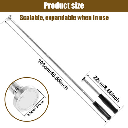 Heavy Magnetic Telescoping Pick-Up Tool 41" Long 35lb Magnets  Extension Tools Magnet Stick Gadget For Sink Drain Mechanic Car
