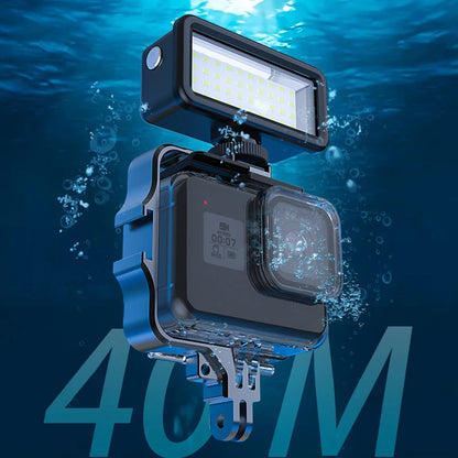 Waterproof Led Video Diving Light Underwater Lamp Photography Lighting for GoPro 11/10 Sjcam Yi DJI Osmo Cellphone Action Camera