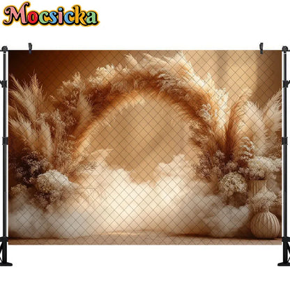 Bohemian Photography Background Couple Wedding Decoration Supplies Newborn Baby Portrait Photo Backdrops Studio Props Banner