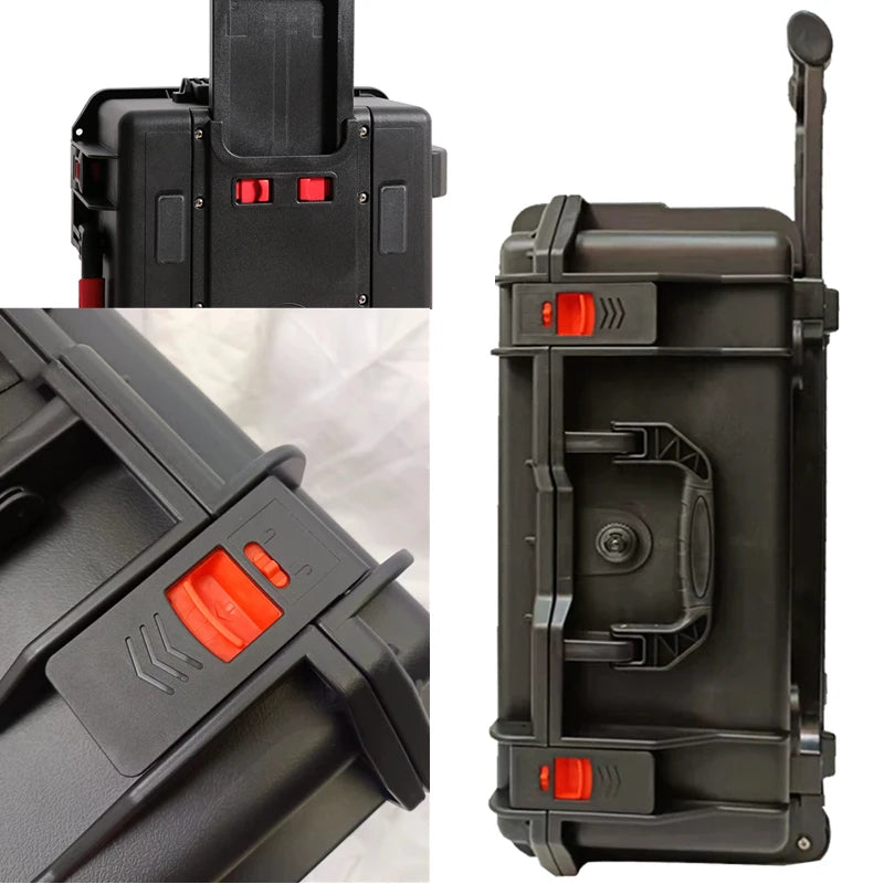 Pre Cut Foam Hard Case Waterproof Shockproof Camera Photography Gun Hard Case Tool Box For Camera Equipment Tools Storage