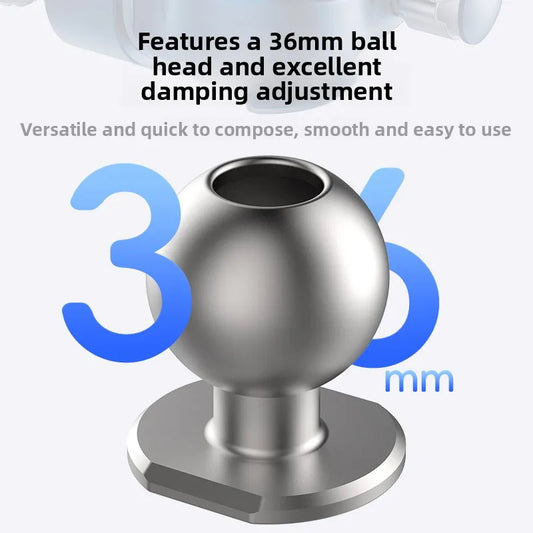BENRO GD36PT Aluminum 3-Way Geared Ball Quick Adjustment for Architectural Landscape Commercial Photography Panoramic