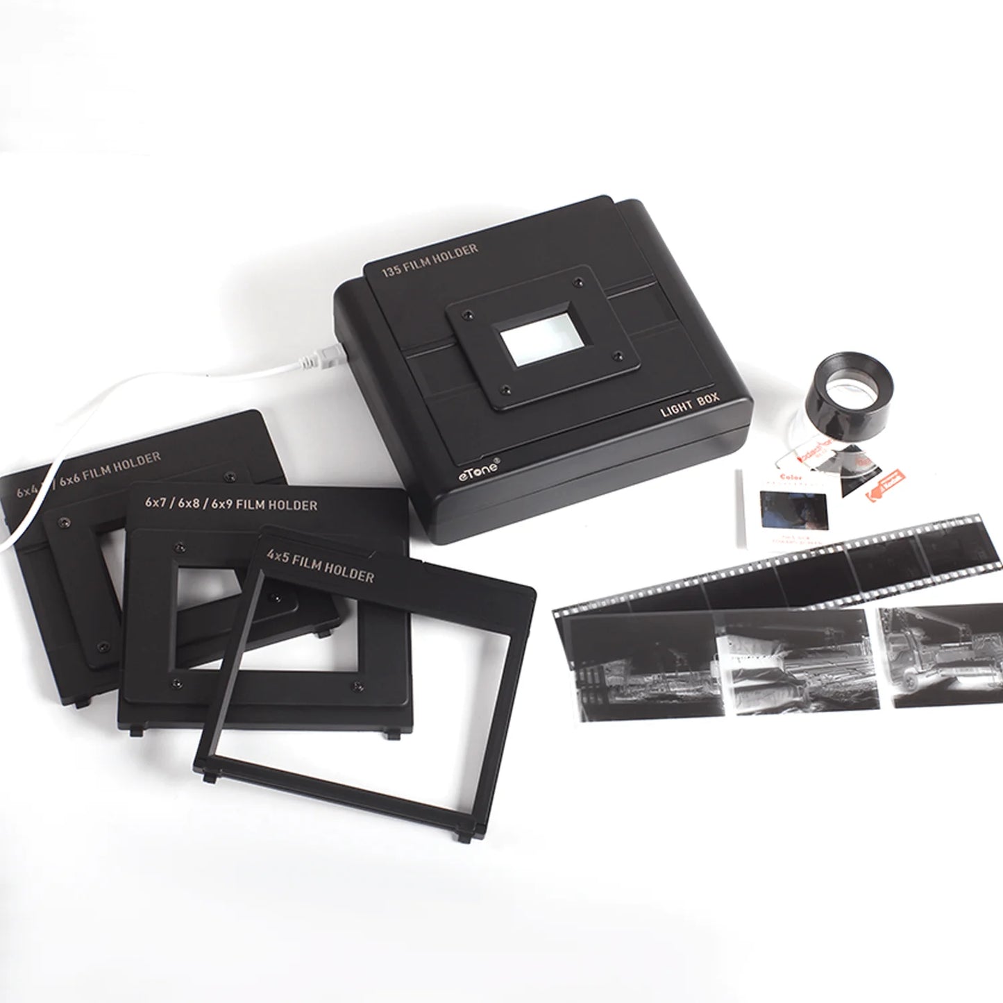 eTone Negative Film Scanner 35mm 135 Film Scanning Photography Accessories Camera 120 4x5 Film Viewer Digitize Copying Converter