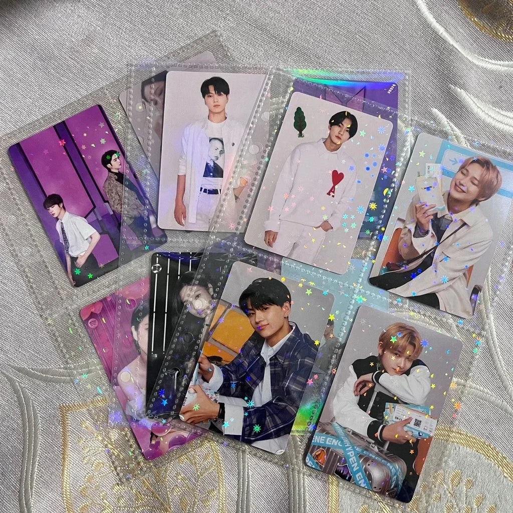 1-4 Grids INS Girl Album Small Card Collect Album Multi-Pockets Photo Card Binder Top Loading Photo Sheet Protector Collect Card