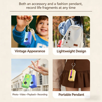 Portable X7 Thumb Camera Keychain Camera Retro Support Memory Card 1080p Very Small Camcorder Video Recorder Tools With Flash