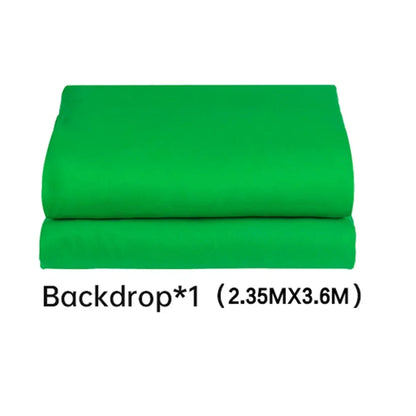 Portable Large Chromakey Green Screen Backdrop with Stand Photography Background Support System 240x400cm Shooting Video Photo