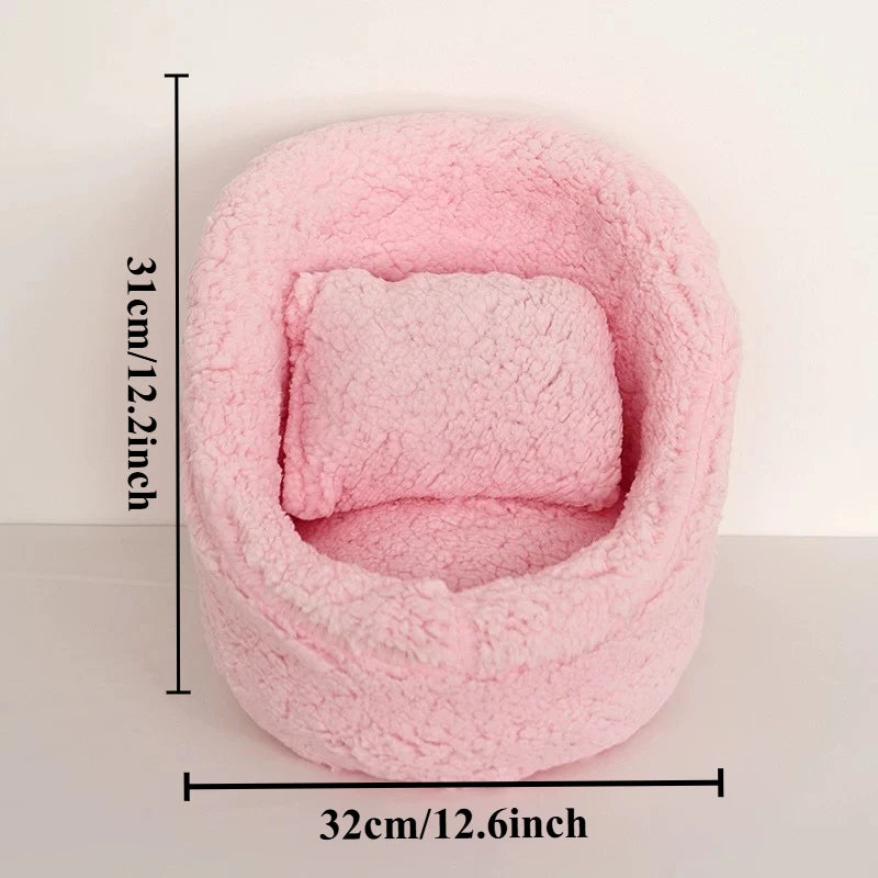 2pcs Baby Posing Sofa Newborn Photography Props Solid Color Soft Chair with Pillow Cushion Sets Studio Baby Photo Accessories